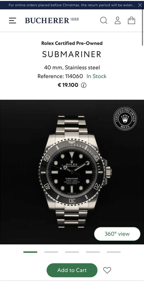 bucherer rolex price list